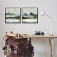 thumbnail image 2 of Stupell Industries Somber Abstract Landscape Mountain Scenery Watercolor Details Painting Black Framed Art Print Wall Art, Set of 2, Design by Carol Robinson, 2 of 8