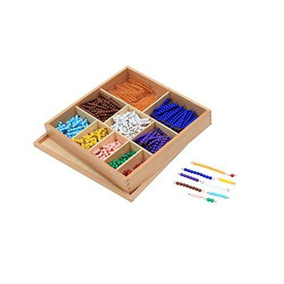 Bead Decanomial - Montessori Matériaux Éducatifs Outils d'Apprentissage Jouets Préscolaires