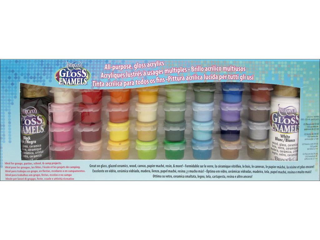 Decoart Americana Value Pack Gloss Enamel 34pc