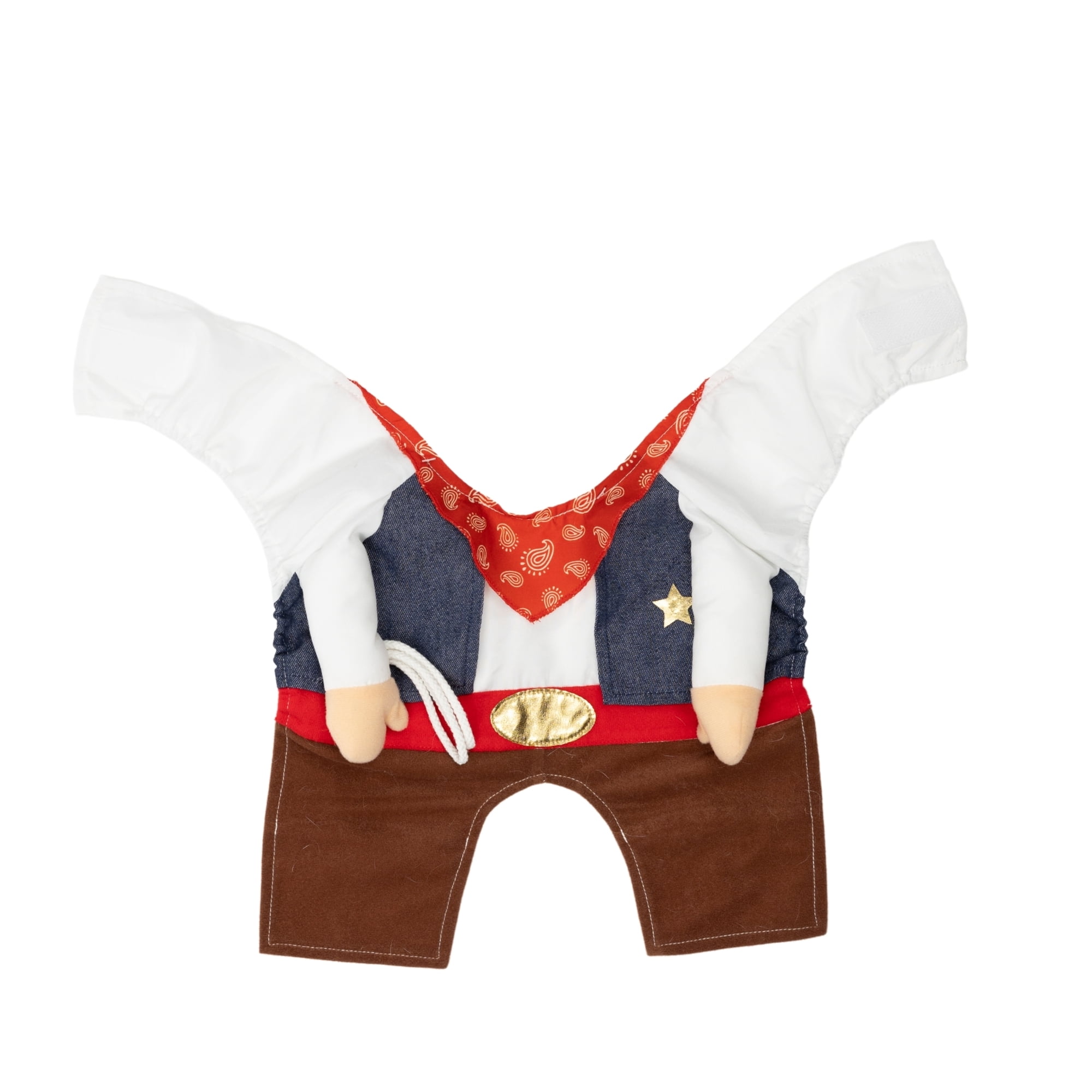 Vibrant Life Halloween Cowboy Costume for Dogs, Multicolor, Large