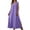 *Purple, variant on ClodeEU Women's V Neck Sleeveless Maxi Dress with Side Split,Casual Loose Summer Flowy Tank Dress Black,Women's Plus L