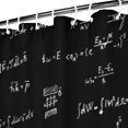 thumbnail image 3 of Math Equations Calculus Symbols Black Pattern Shower Curtain 72"x84" ,Bathroom Decorative Shower Curtains Set with 12 Hooks,Modern Waterproof Washable Shower Curtain, 3 of 6
