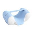 thumbnail image 1 of Almohada ergonómica para dormir en posición vertical, fabricada en espuma viscoelástica, Azul, 1 of 9