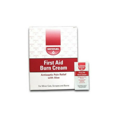 Water-Jel Burn Cream with Lidocaine 0.9g packets 144 Per Box (Best Burn Cream For Second Degree Burns)