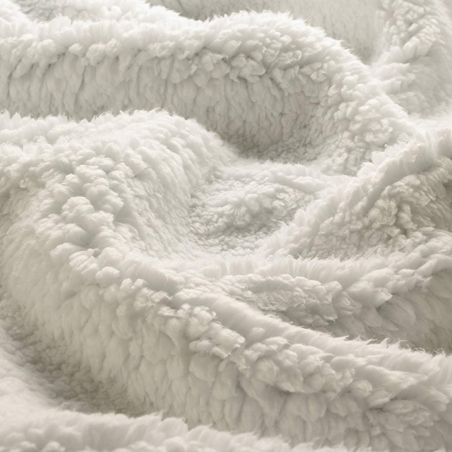 Genteele Sherpa Kuscheldecke, Wendbar & Superweich – 259 X 229 Cm, Grau/weiß, Ultra-luxuriös Für Sofa Oder Bett