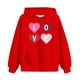 thumbnail image 5 of Sudadera con capucha para niños, cuello redondo, manga larga, ropa de abrigo para niños de talla mediana y grande, jersey, blusa de poliéster para niños, 5 of 5