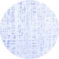 thumbnail image 1 of Ahgly Company Indoor Round Solid Blue Modern Area Rugs, 8' Round, 1 of 4