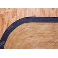 thumbnail image 5 of Chouhan Rugs Natural Jute Navy Bordered Rug Bohemian Rug Decor Rug Handwoven Rug Custom Rug Decorative Rug, 5 of 6