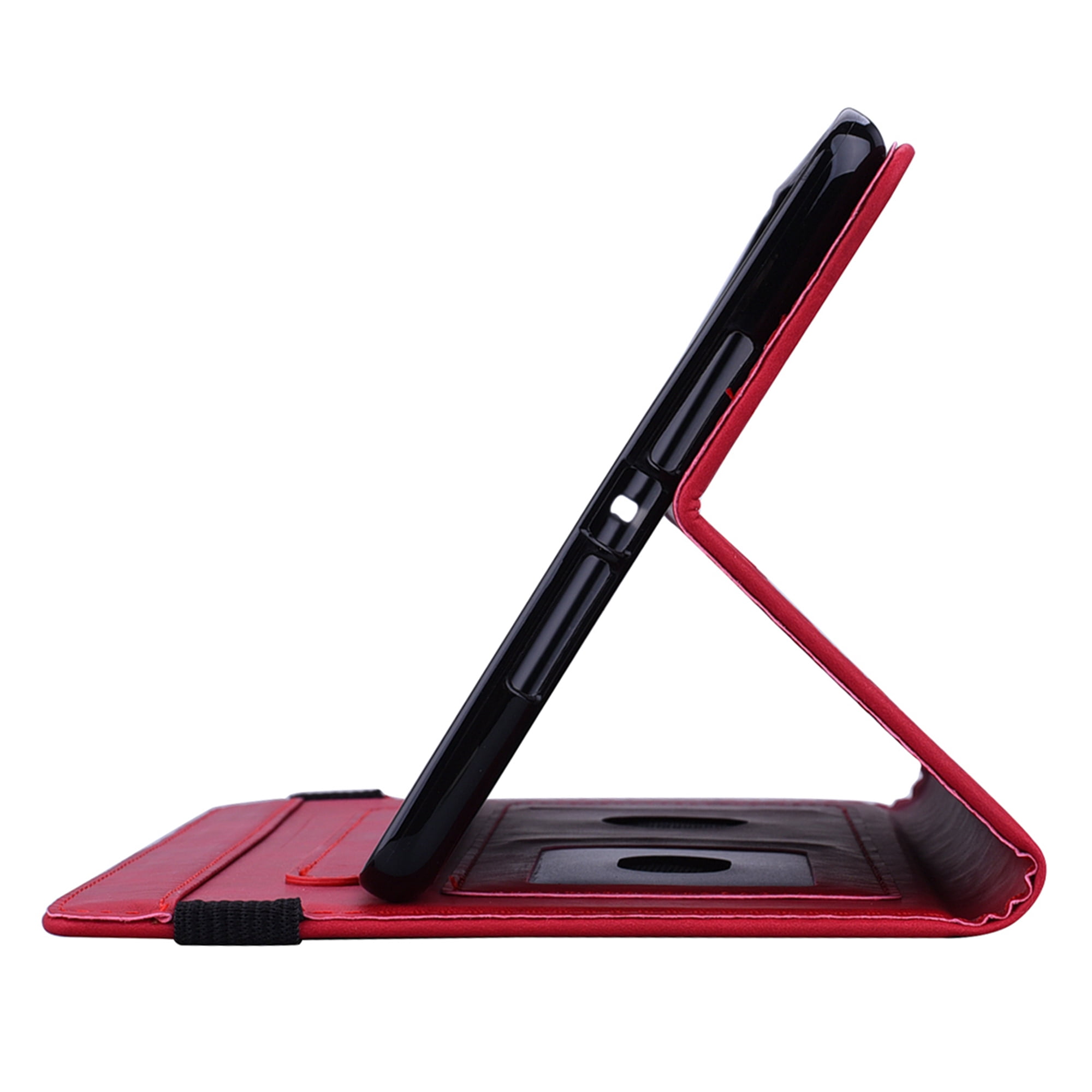 K-Lion for Apple iPad 10th Generation Folio Flip Case, 2022 iPad 10.9 Inch Case with  Pencil Holder & Card Holder Slots,Luxury PU Leather Shockproof Stand Slim Shell Cover for iPad A2757 A2777,Red