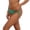 Green, variant on Crochet Swimwear Bikini Bottom for Women Cheeky Bathing Suits Solid Color Side Tie Thong Bikini Swimsuit for Vacation