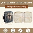 thumbnail image 5 of FOR U DESIGNS Cross Print Bible Cover for Women Men Lightweight Bible Carrier Tote Bag Large Capacity Protective Church Organizer Holder Bag with Handle, 5 of 7