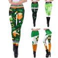 thumbnail image 3 of AURARMLET Leggings Deportivos De Yoga Para Mujer Con Estampado Shamrock 3D Y Elástica, 3 of 8
