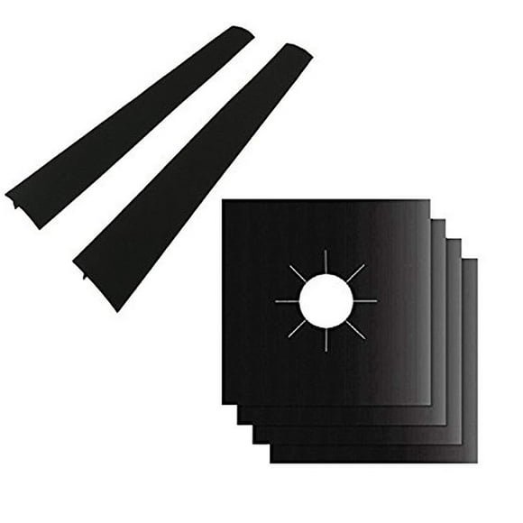 4PCS Stove Burner Cover Reusable Stove Liner Protector with 2 Stove Counter Gaps