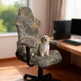 thumbnail image 2 of TSOVTHRID Camouflage Hunting Print Computer Game Chair Slipcovers 4 PCS Stretchy Office Chair Covers for Reclining Racing Gaming Chairs with Armrest Covers for Home Offices/Study Rooms, 2 of 7