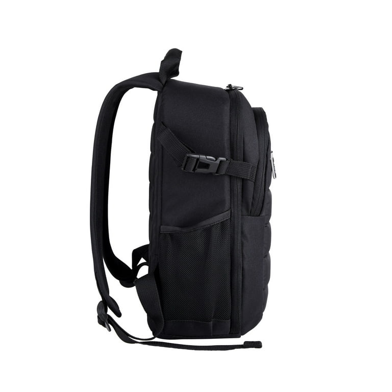 Onn. Dslr Camera Carrying Backpack, Water Resistant Digital Camera Bag with Adjustable Pockets