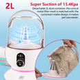 thumbnail image 3 of Pet Grooming Vacuum, Dog Hair Vacuum Groomer 99% Pet Hair, Strong Suction Dog Vacuum for Shedding Grooming, Multi-functional Pet Grooming Kits for Dogs, Cats & More, 3 of 7