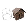 thumbnail image 3 of Casa para gatos impermeable para exteriores, cama aislante cálida, cómoda tienda de refugio para gatos callejeros, casa para mascotas para porche,, 3 of 9