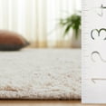 thumbnail image 6 of SAFAVIEH Easy Care Hemming Geometric Area Rug, Ivory, 6' x 9', 6 of 12