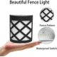 thumbnail image 2 of Juego de 2 luces solares de pared para exteriores, luces solares de pared para exteriores, luces de cerca inalámbricas impermeables para porche, garaje, luz blanca cálida, 2 of 5