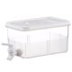 thumbnail image 2 of Refrigerador De 3L Hervidor Frío Con Grifo Taza De Agua Blanca Fría Para El Hogar Tetera De Fruta De Limón De Plástico De Gran Capacidad Tetera De Jugo De Bebida Fresca Cubo De Agua Fría Eigraketly HA026841-01, 2 of 6