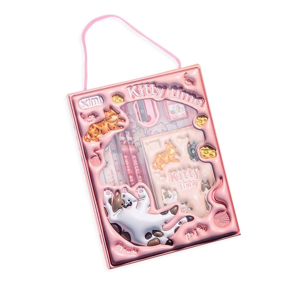 Cute Rulers Pencils Kindergarten Birthday Gift Prizes 6 In 1 Stationery ...