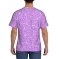thumbnail image 2 of Rocae Lilac Glittering for Men's Moisture-Wicking Crew Tee - T-Shirt for Sports, Outdoor Activities, and Casual Wear, 2 of 9