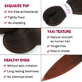 thumbnail image 3 of DIGUAN Diadema trenzada de pelo sintético, trenzas trenzadas anchas y gruesas clásicas, postizo elástico para mujer y niña, accesorio de belleza, 55g aHairBeauty (lirio blanco), 3 of 5