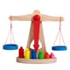 thumbnail image 1 of Báscula de madera para enseñanza, juguetes educativos, herramientas de ayuda para el aula, 1 of 6
