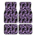 thumbnail image 1 of Disketp Cartoon Black Cats for Crystal Velvet Car Mats Four-Piece Set,All-Season Automotive Protection, Vehicles, Cars, Trucks, and SUVs,Anti-Slip Design, 1 of 7
