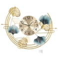 thumbnail image 6 of Wall Clock for Living Room Decor, Decorative Wall Clock, Large Wall Clock(Gold and Blue),  Battery Type: 1*AA Carbon Battery(Not Included), 6 of 10