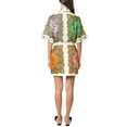 thumbnail image 6 of Women's Printed Shirt Dress Fashionable Casual Slim Fit Long Cotton Linen Shirt Dress, 6 of 6