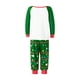 thumbnail image 4 of Conjuntos de pijamas navideños familiares a juego: camisetas de manga larga con cuello redondo + pantalones con estampado de árbol de Navidad, mono o conjunto para perro., 4 of 10