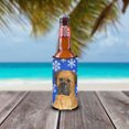 thumbnail image 2 of Bullmastiff Winter Snowflakes Holiday Ultra Hugger for slim cans, 2 of 6