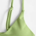thumbnail image 5 of Qiylii Summer Ladies Split Bikini Set, Adults Women Simple Style Solid Color Ring Decoration Bikini Backless Swimsuit Swimwear, 5 of 5