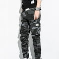 thumbnail image 6 of Zpanxa Sweatpants for Men Side Pockets Small Feet Tight Fitting Pants Full Length Pants Black 3XL, 6 of 6