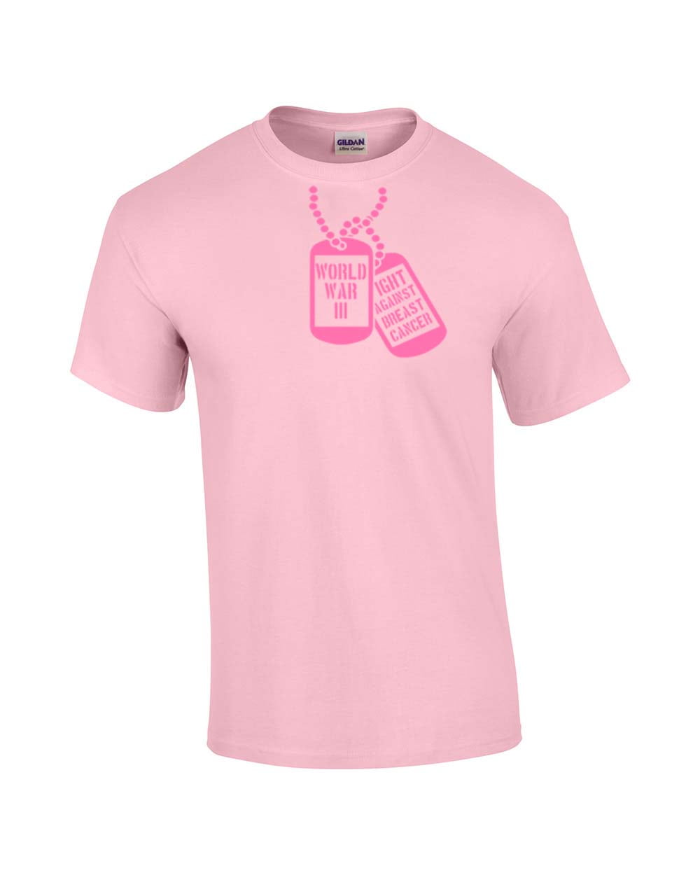 Cancer Awareness Tee Shirt World War Iii Against Breast Cancer Heathergr - Picture 11 of 18