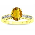 thumbnail image 2 of Star K � Oval 8x6 Genuine Citrine Channel Set Engagement Promise Ring, 2 of 9