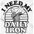 thumbnail image 2 of I Need My Daily Iron Golfer Golf Joke Hoodie Sweatshirt Women Men Brisco Brands X, 2 of 6