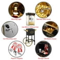 thumbnail image 6 of Olde Midway Movie Theater-Style Popcorn Machine with Cart and 10 oz Kettle, Black, 6 of 7