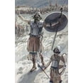 thumbnail image 2 of Tissot, James 17x24 White Modern Wood Framed Museum Art Print Titled - Defiance of Goliath, 2 of 4