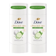 Dove Advanced Care Antiperspirant Deodorant Stick for 72-Hour Odor Protection Cool Essentials Pro-Ceramide Technology, 2.6 oz Twin Pack