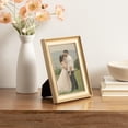 thumbnail image 2 of DesignOvation Nikolai 5x7 Gold Picture Frame, 2 of 9