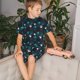 thumbnail image 4 of Balery Animal Footprints Conjunto de Pijama Infantil de Manga Corta con Estampado – Ropa de Dormir de Algodón Suave-XX-Large, 4 of 6