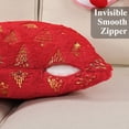 thumbnail image 2 of Christmas Pillow Covers, Yamaziot 18x18 in Pillow Cases Set of 2, Christmas Tree Plush Decorative Throw Pillow Covers Red Xmas Home Decor Pillowcases, 2 of 7