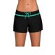 thumbnail image 1 of Eigraketly Pantalones cortos de baño de cintura baja, pantalones cortos transpirables de secado rápido, traje de neopreno ligero, bañadores Deportes acuáticos Verde negro 3XL, 1 of 6