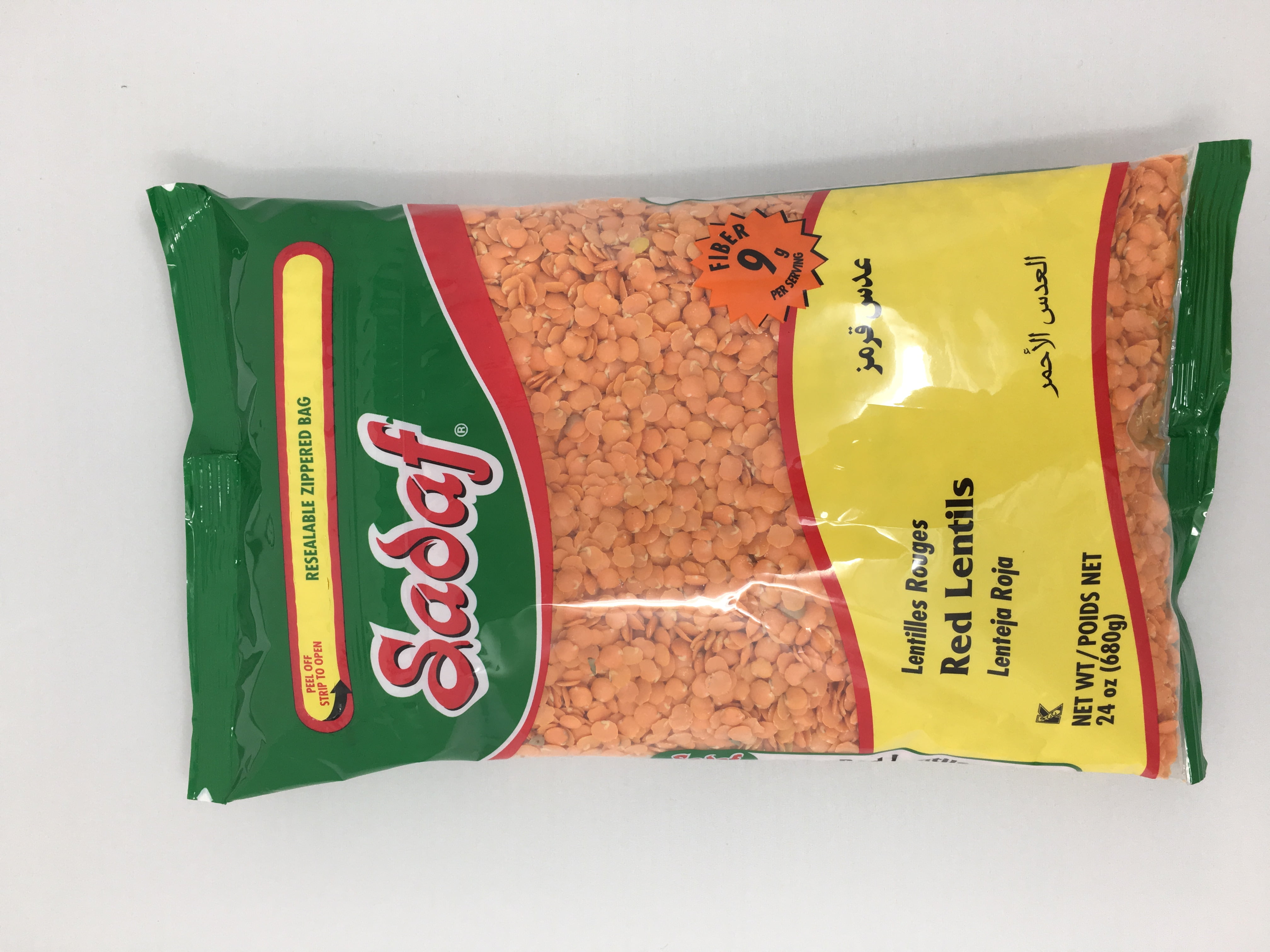 Red Lentils 24 oz 680 g good and taste for soup