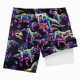 thumbnail image 6 of NOLDARES Boys Swim Trunks Liner Compression Boy Bathing Suit Quick Dry Beach Swimsuit Toddler Swim Shorts(Black,10-13 Years), 6 of 6