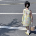 thumbnail image 2 of SILVERCELL 3-8T Girls Sleevelss Sundress Summer Floral Casual Dresses Holiday Dress, 2 of 7