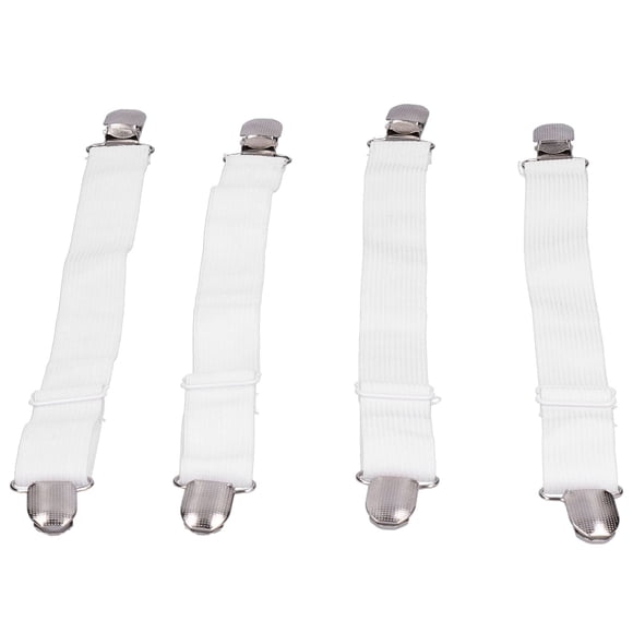 Elastic Bed Sheet Fasteners Straps Zinc Alloy Bed Sheet Strap Home Accessories