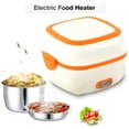 thumbnail image 4 of Electric Steamer Food Warmer Portable Food Steamer Double Layer 1L Electric Lunch Box with Stainless Steel Pot Portable Mini Rice Cooker Steamer Multifunctional Cooking Steaming Lunch Container 110V, 4 of 8